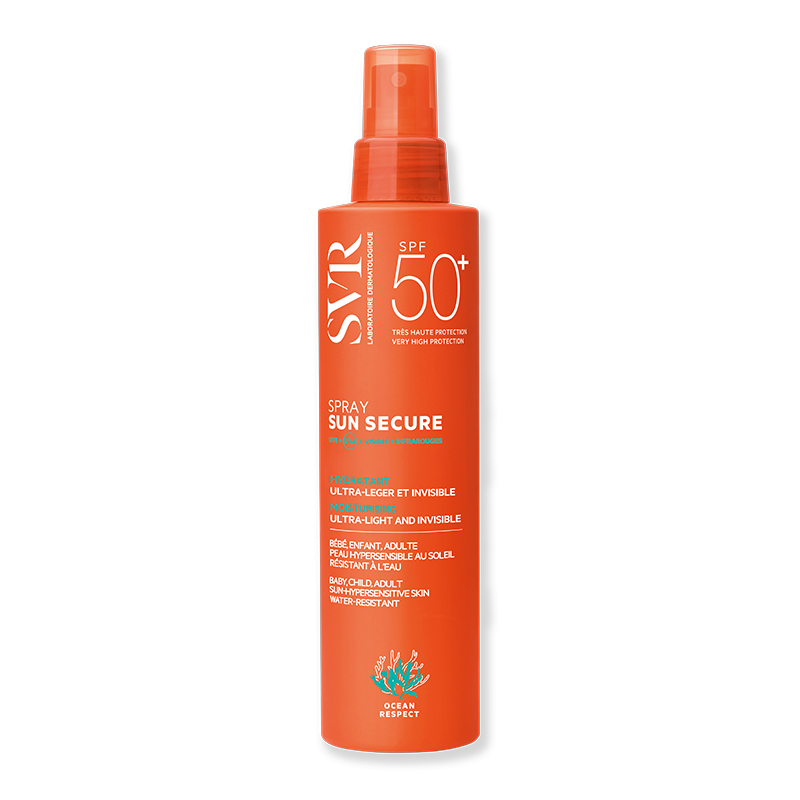 Spray cu protectie solara SPF 50+ Sun Secure, 200 ml, SVR