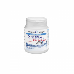 Omega 3 Forte ulei somon   Vitamina E, 120 capsule, Noblesse