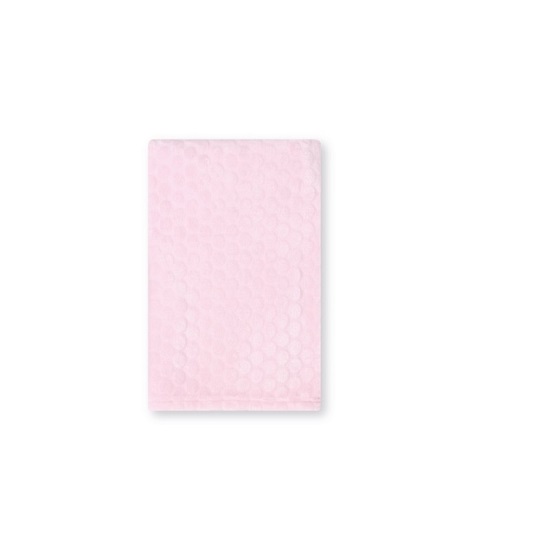 Patura roz cu buline reliefate, 80x110 cm, Pirulos