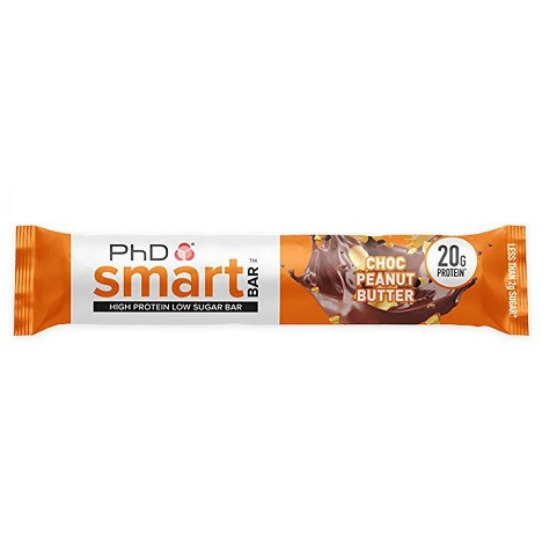 Baton proteic PhD Smart Bar, 64 g, Choc Peanut Butter, PhD Nutrition