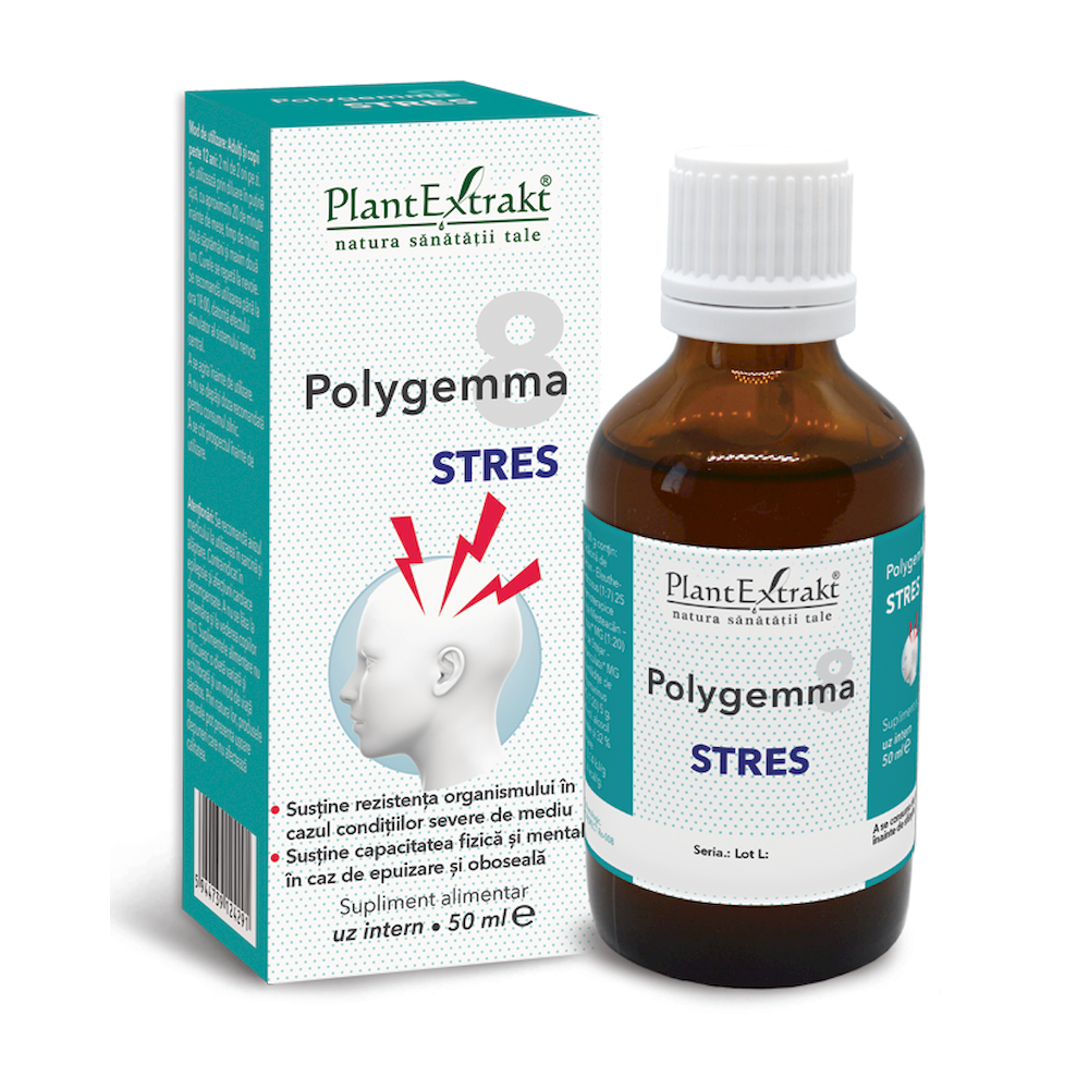 Polygemma 8, Stres, 50 ml, PlantExtrakt