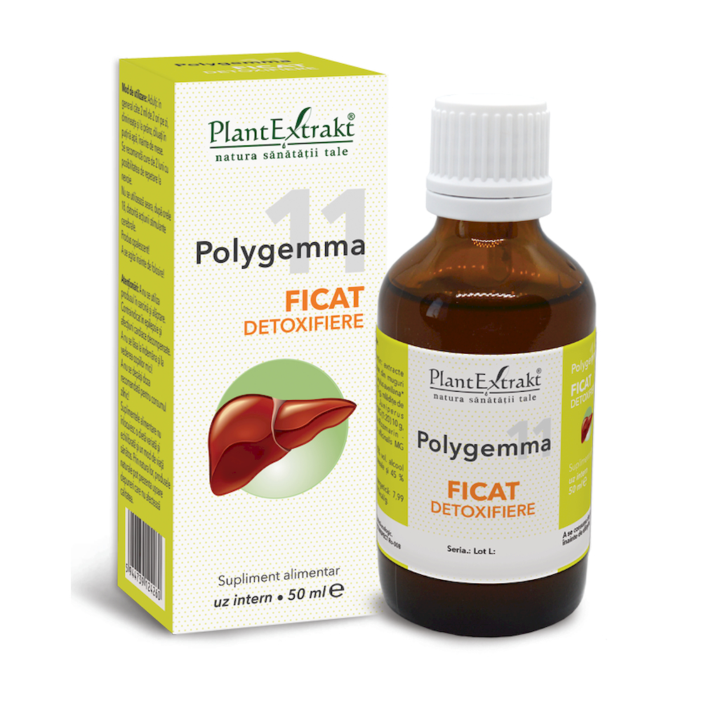 Polygemma 11, Ficat detoxifiere, 50 ml, PlantExtrakt
