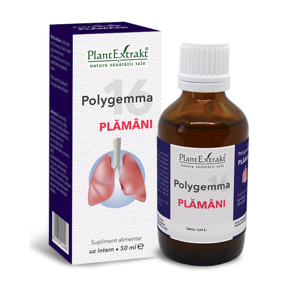 Polygemma 16,  Plamani, 50 ml, PlantExtrakt