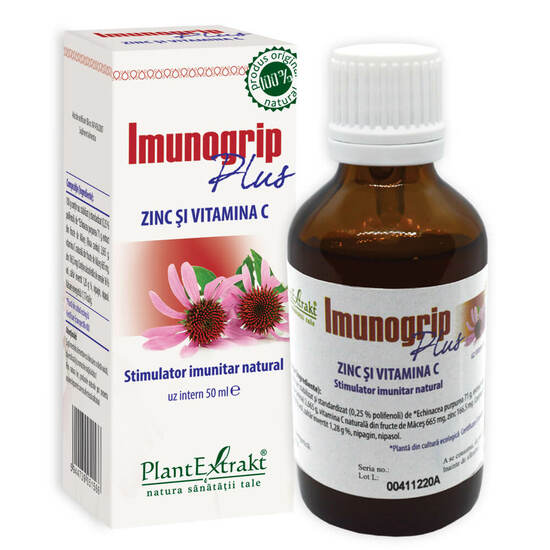 Imunogrip plus Zinc si Vitamina C