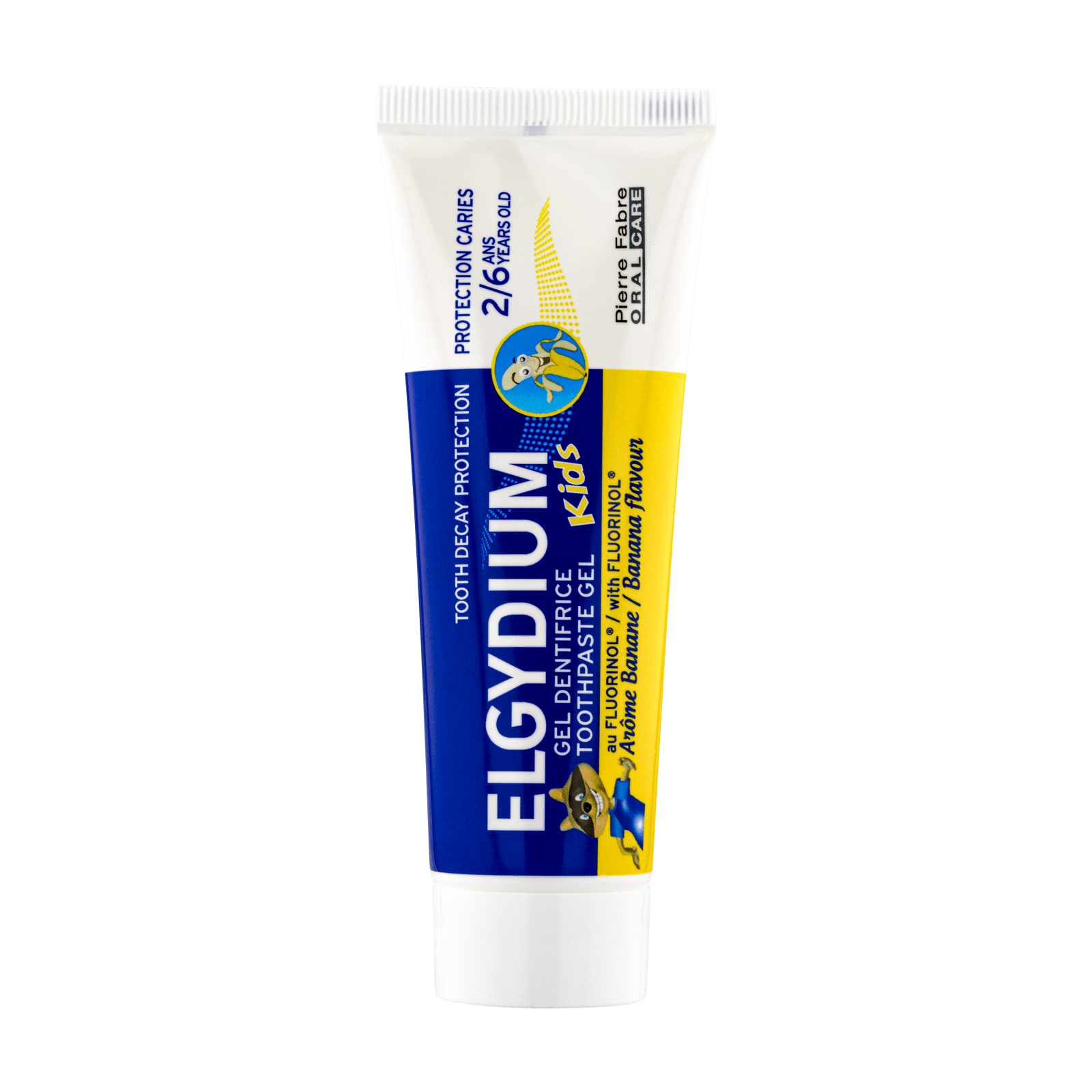 Pasta de dinti pentru copii, 2-6 ani, 50 ml, Banane, Elgydium