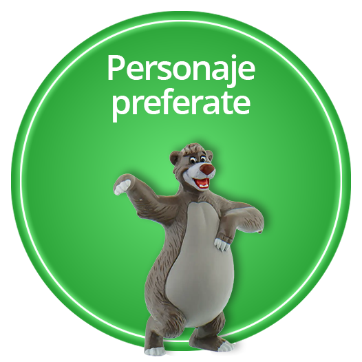 Jucării cu personaje preferate
