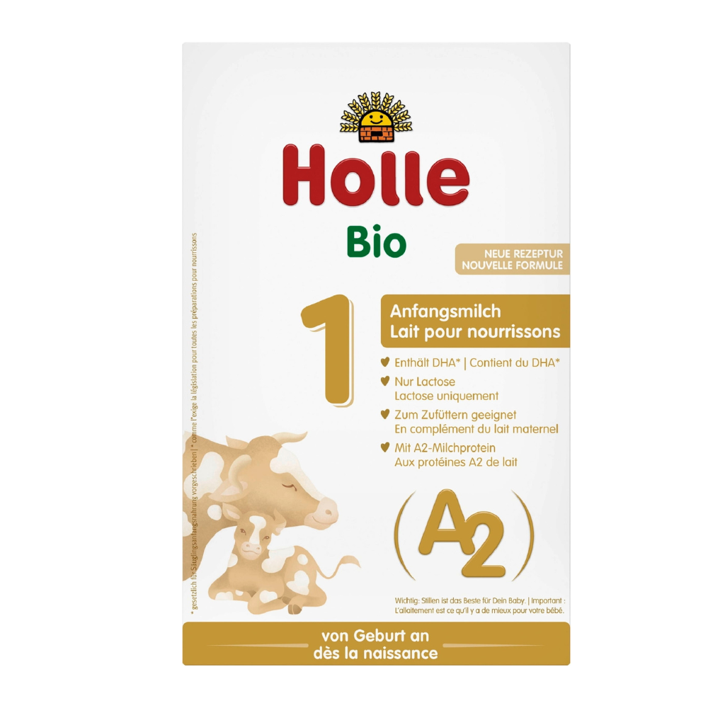 Formula de lapte praf Bio A2, Formula 1, 400 gr, Holle
