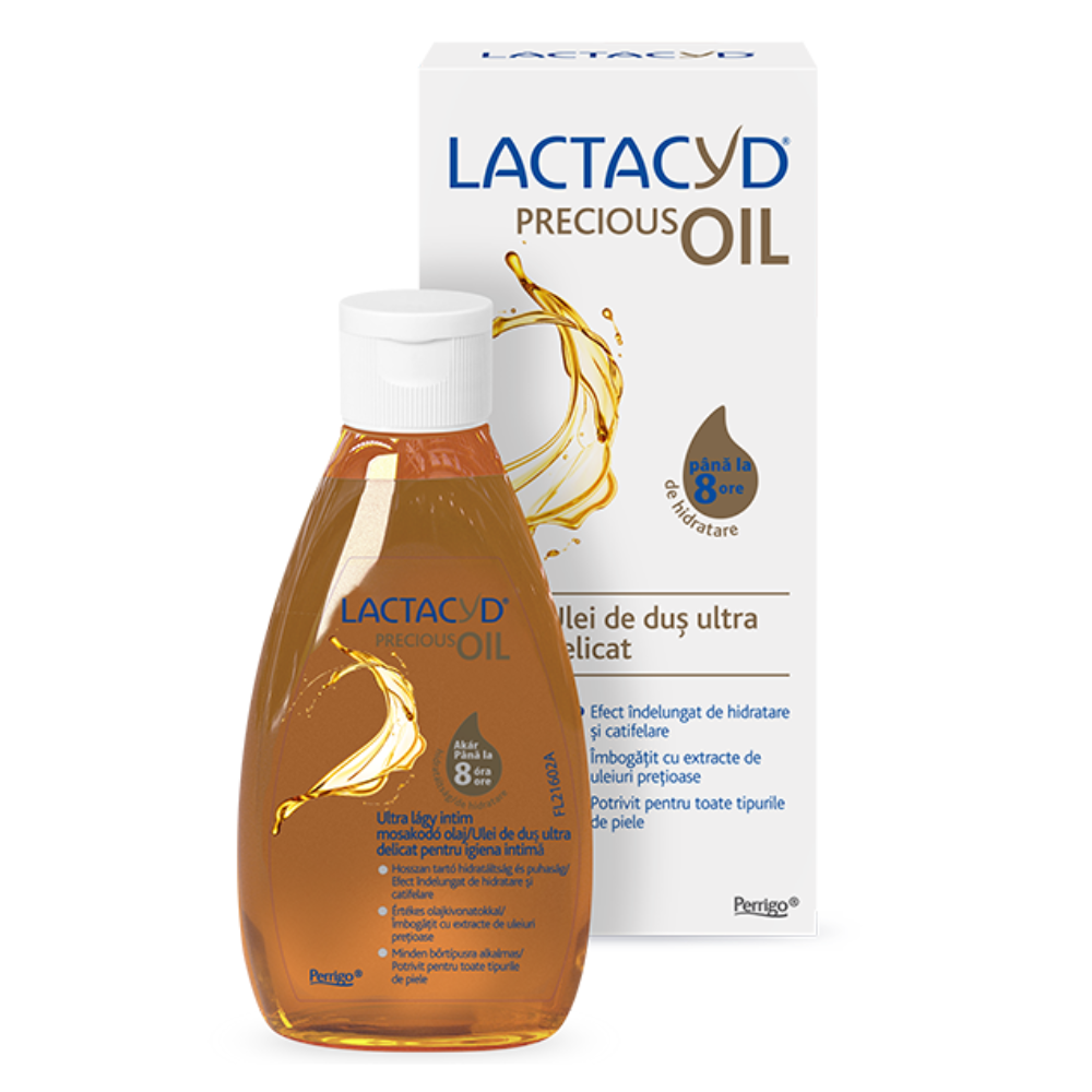 Ulei de dus ultra delicat Precious Oil, 200 ml, Lactacyd