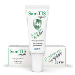 Crema protectoare si regeneranta pentru maini SaniTis, 20ml, Tis Farmaceutic