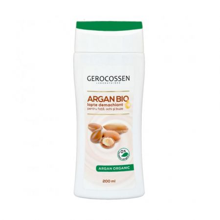 Lapte demachiant Argan Bio, 200 ml, Gerocossen