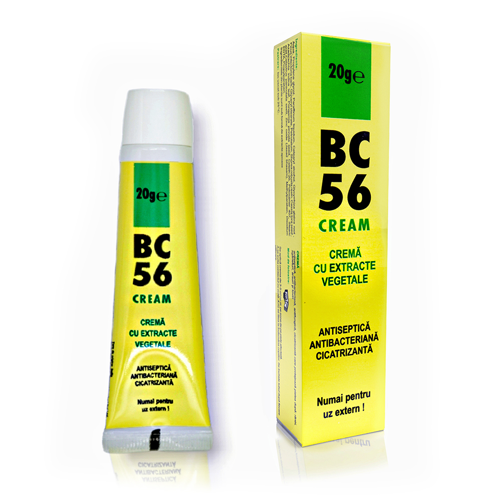 Crema cu extracte vegetale BC 56, 20 g, Imedica