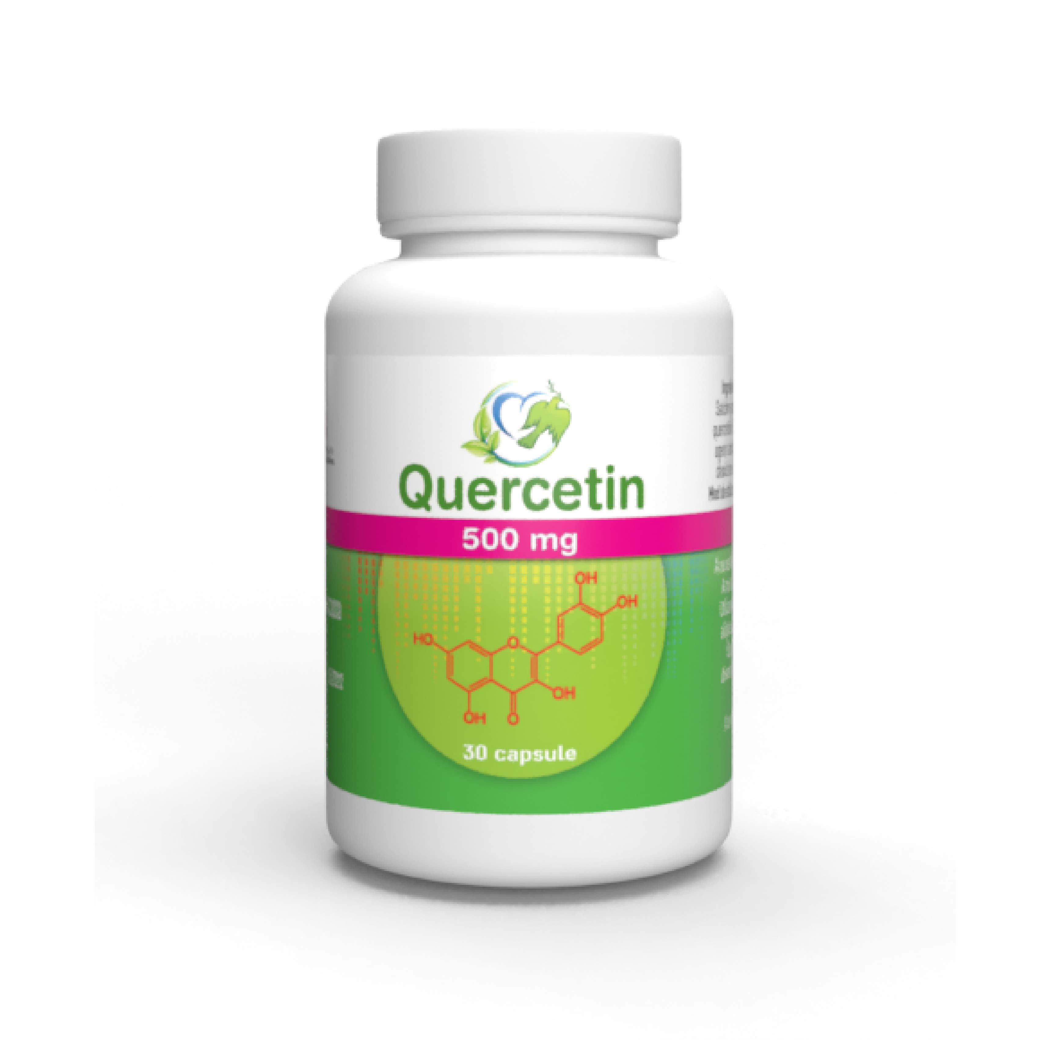 Quercetin 500 mg, 30 capsule, Justin Pharma