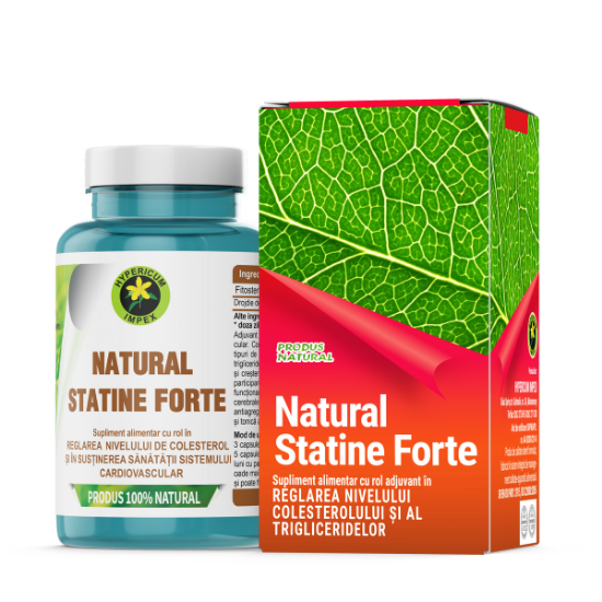 Capsule Natural Statine Forte, 60 capsule, Hypericum