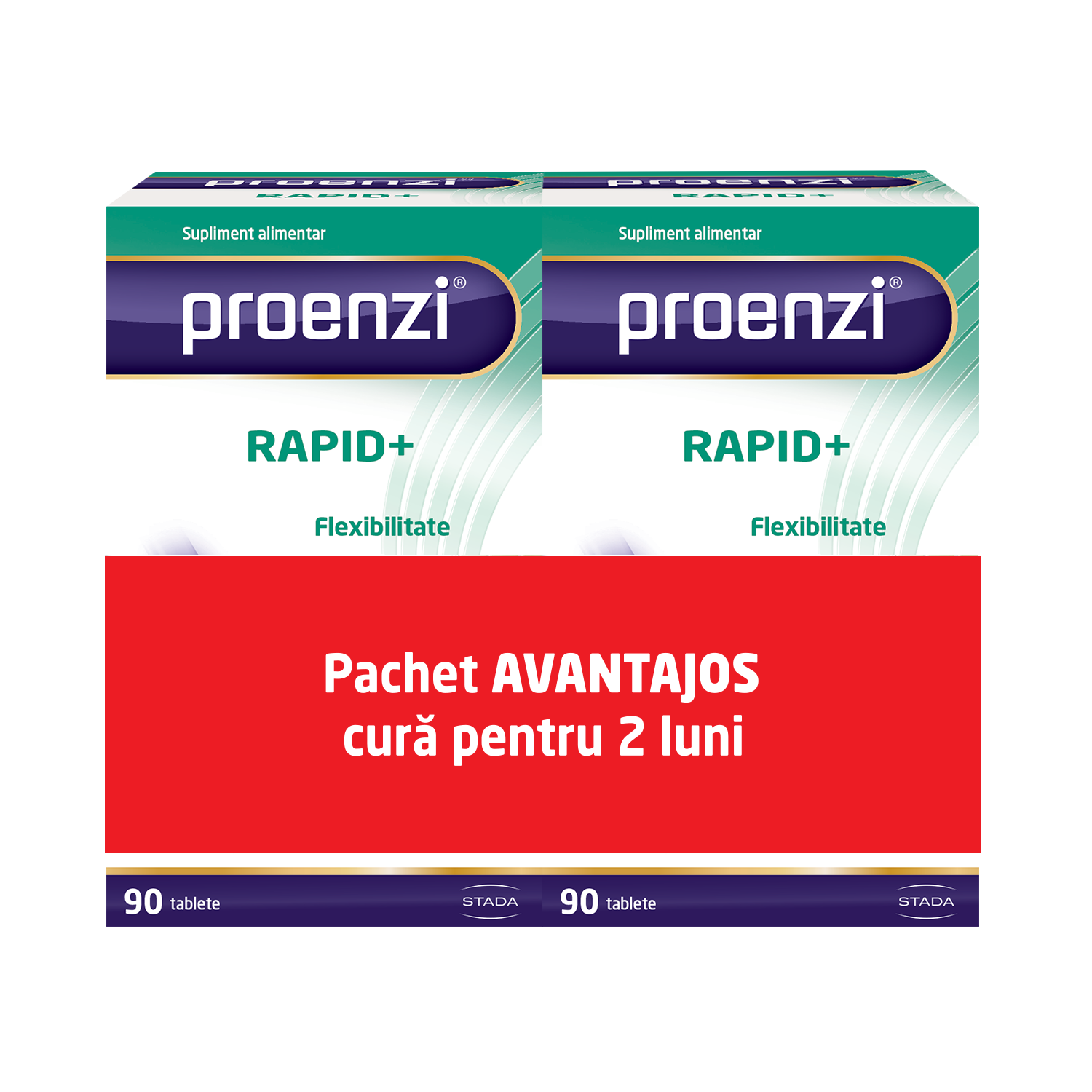 Pachet Proenzi ArtroStop Rapid+, 2x90 capsule, Walmark