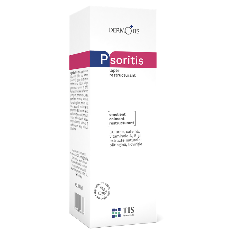 Psoritis lapte restructurant, 100 ml, Tis Farmaceutic