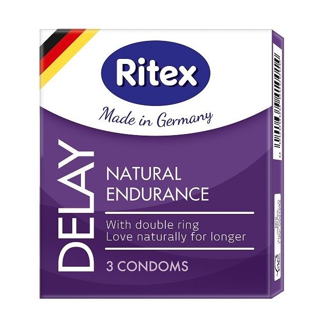 Prezervative Delay, 3 bucati, Ritex