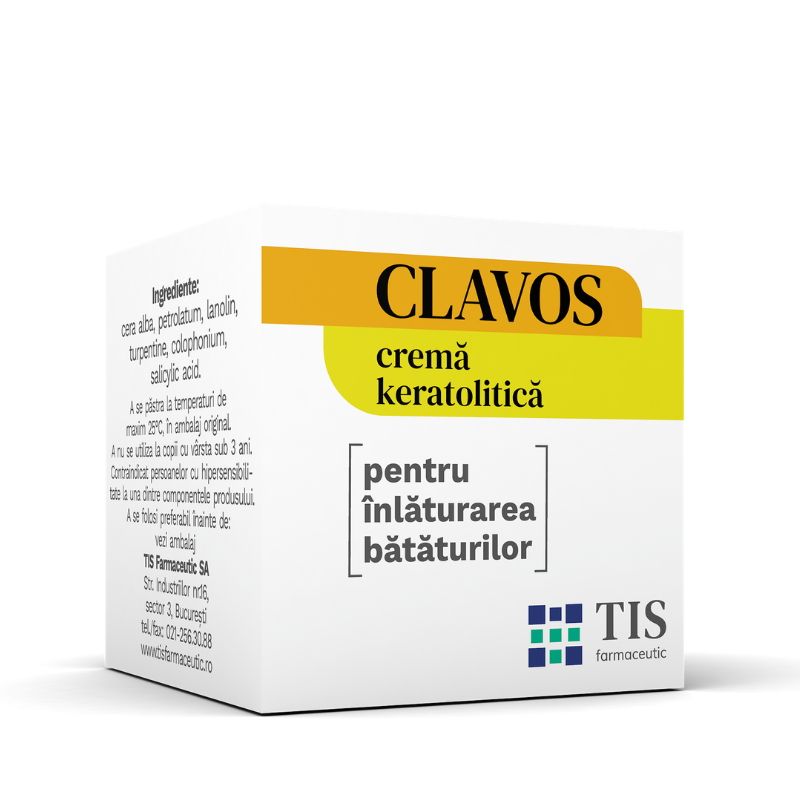 Clavos crema  keratolica, 4 g, Tis Farmaceutic
