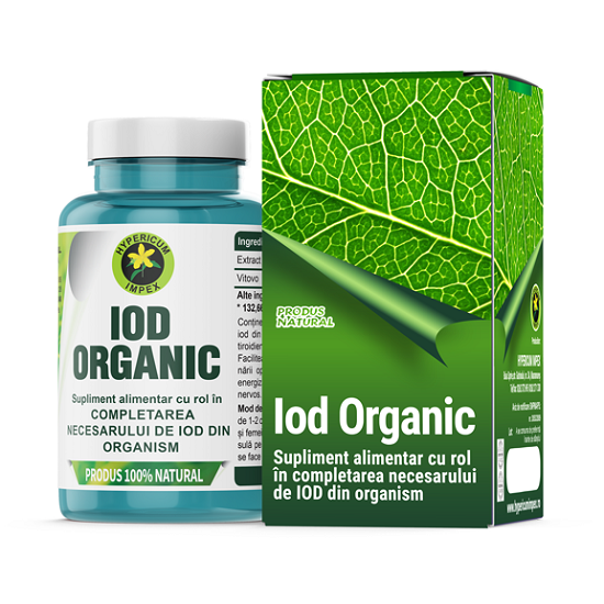 Iod Organic 360 mg, 60 capsule, Hypericum