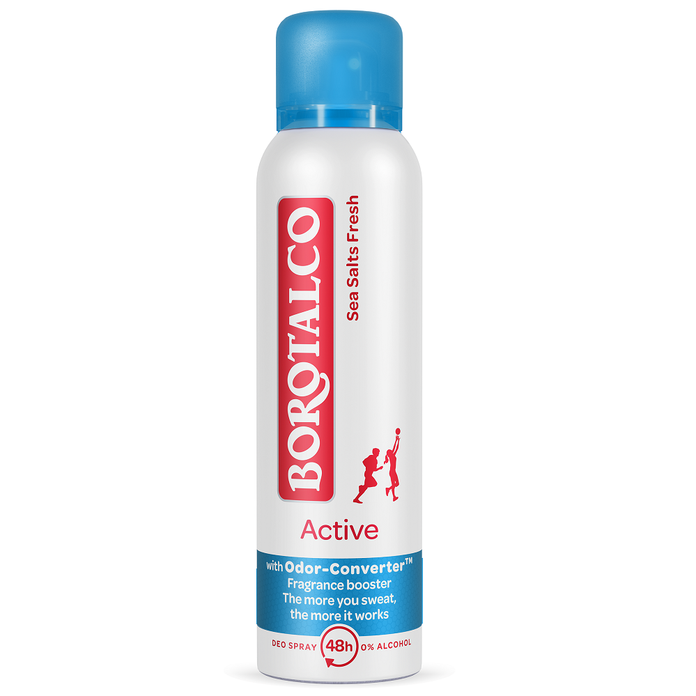 Deodorant spray Active Sea Salts, 150 ml, Borotalco