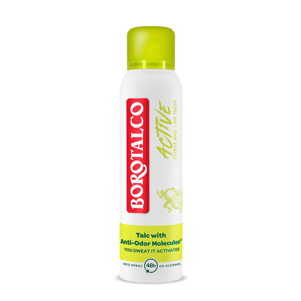 Deodorant spray Active, Citrus si Lime, 150 ml, Borotalco