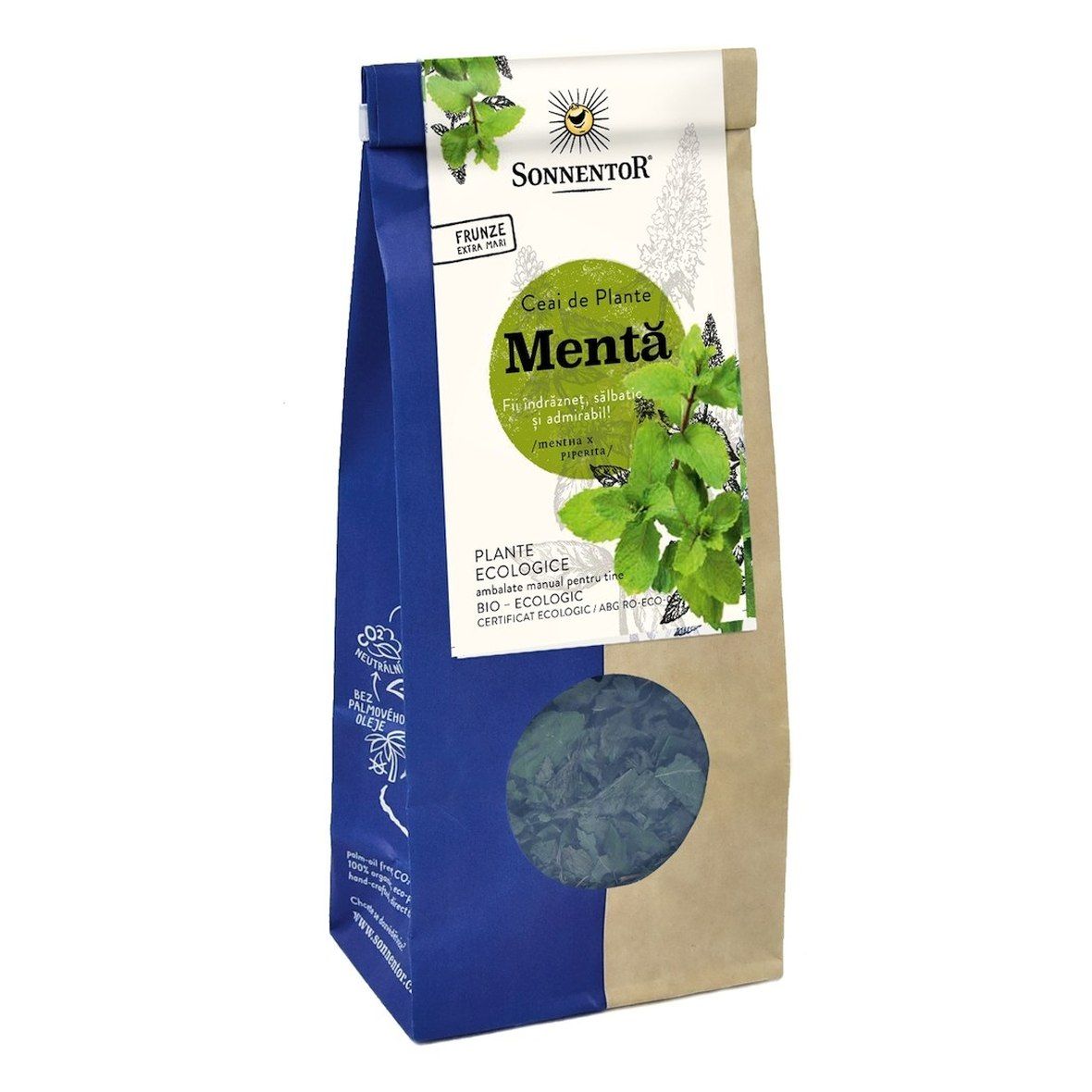 Ceai bio de plante cu aroma de Menta, 50 g, Sonnentor
