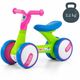 Bicicleta fara pedale pentru copii Ride-On Tobi, Pink Green, Milly Mally 493747