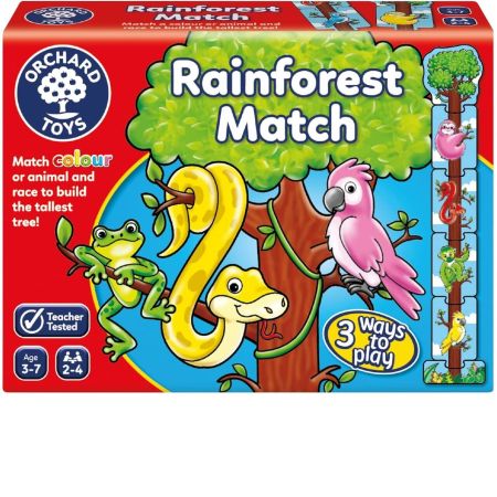Joc educativ Concurs in padurea tropicala, +3 ani, Orchard Toys