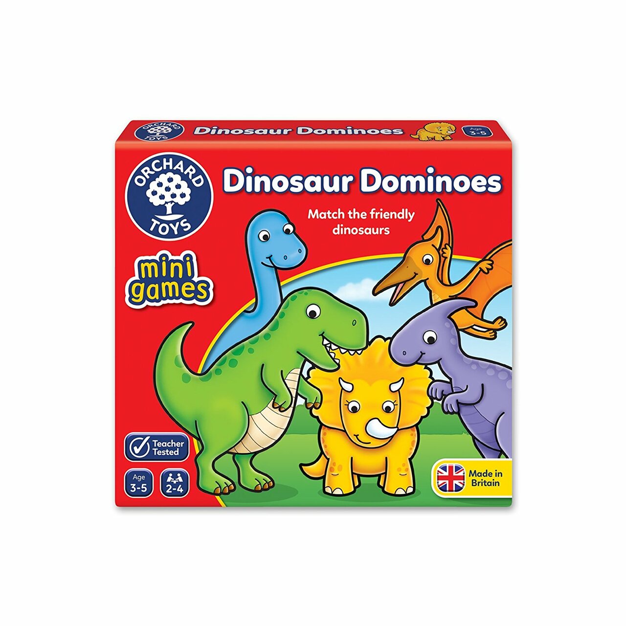 Joc educativ Domino dinozauri, +3 ani, Orchard Toys