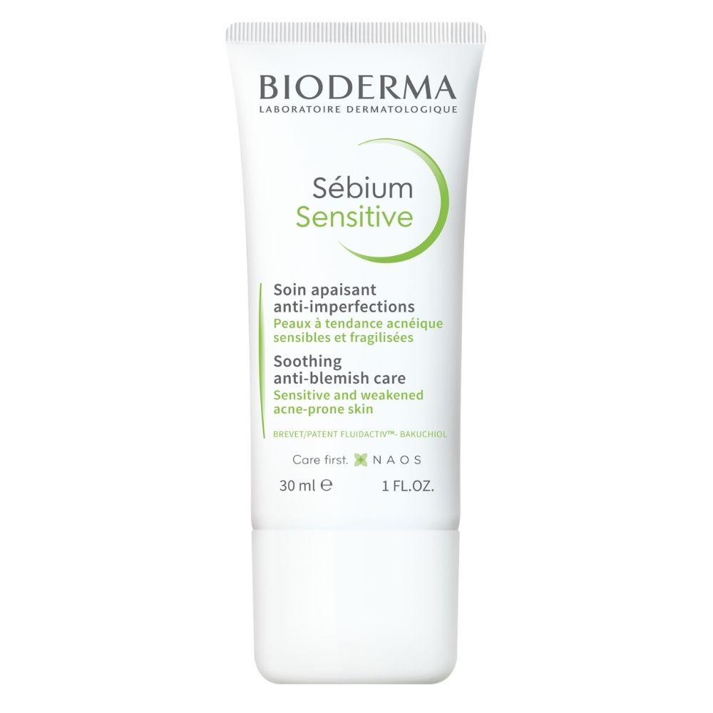 Crema pentru piele acneica Sebium Sensitive, 30 ml, Bioderma