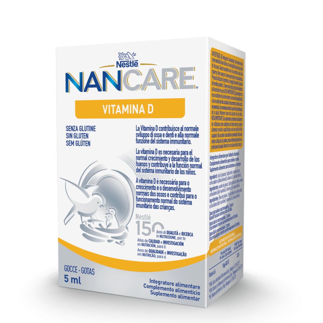 Vitamina D picaturi NanCare, 5 ml, Nestle