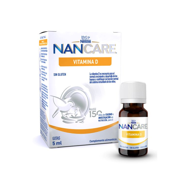 Vitamina D picaturi, 5 ml, Nestle NanCare