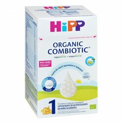 Lapte praf formula de inceput Organic Combiotic 1, 0 luni, 800gr, Hipp