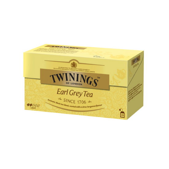 Ceai negru Earl Grey, 25 plicuri, Twinings   
