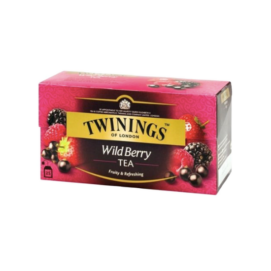 Ceai negru cu aroma de fructe de padure, 25 plicuri, Twinings