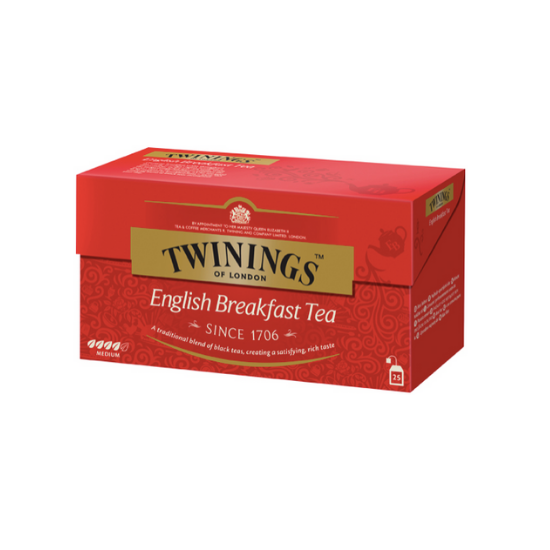 Ceai negru English Breakfast, 25 plicuri, Twinings       