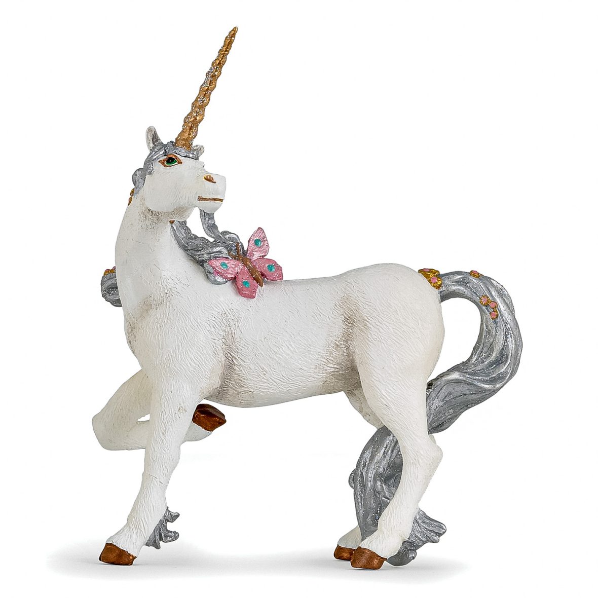 Figurina Unicornul Argintiu, +3 ani, Papo