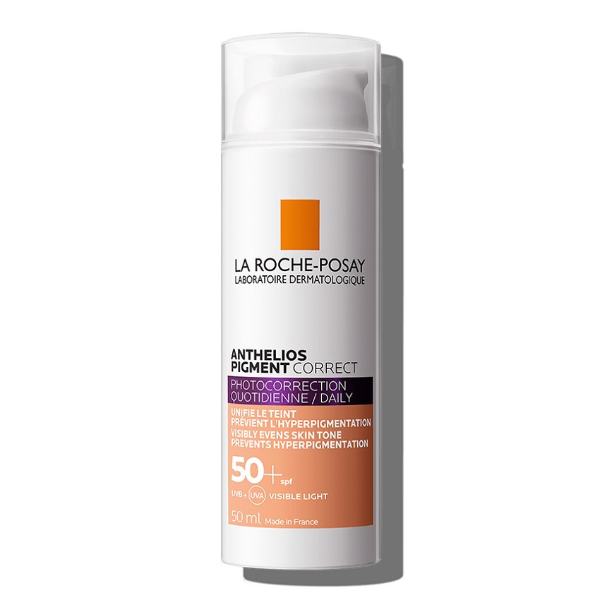 Crema anti-pete pigmentare SPF 50+ Anthelios Pigment Correct, 50 ml, La Roche-Posay