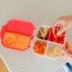 Caserola compartimentata mini LunchBox, 1 l, Roz + Portocaliu, BBOX 495606