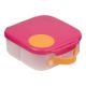 Caserola compartimentata mini LunchBox, 1 l, Roz + Portocaliu, BBOX 495603