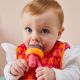 Dispozitiv de hranire bebelusi, +6 luni, Roz + Portocaliu, Bbox 495613