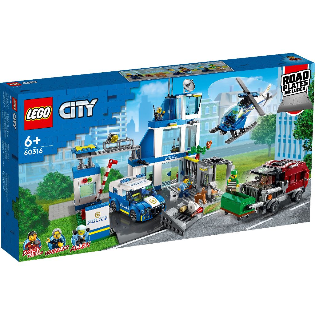 Sectie de Politie Lego City, +6 ani, 60316, Lego