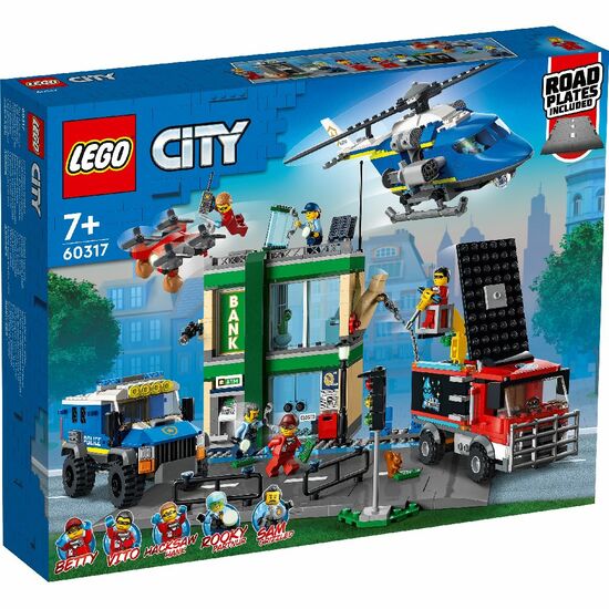 Politia in urmarire la banca Lego City 60317
