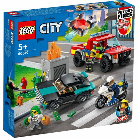 Stingere de incediu si urmarire politista Lego City 60319