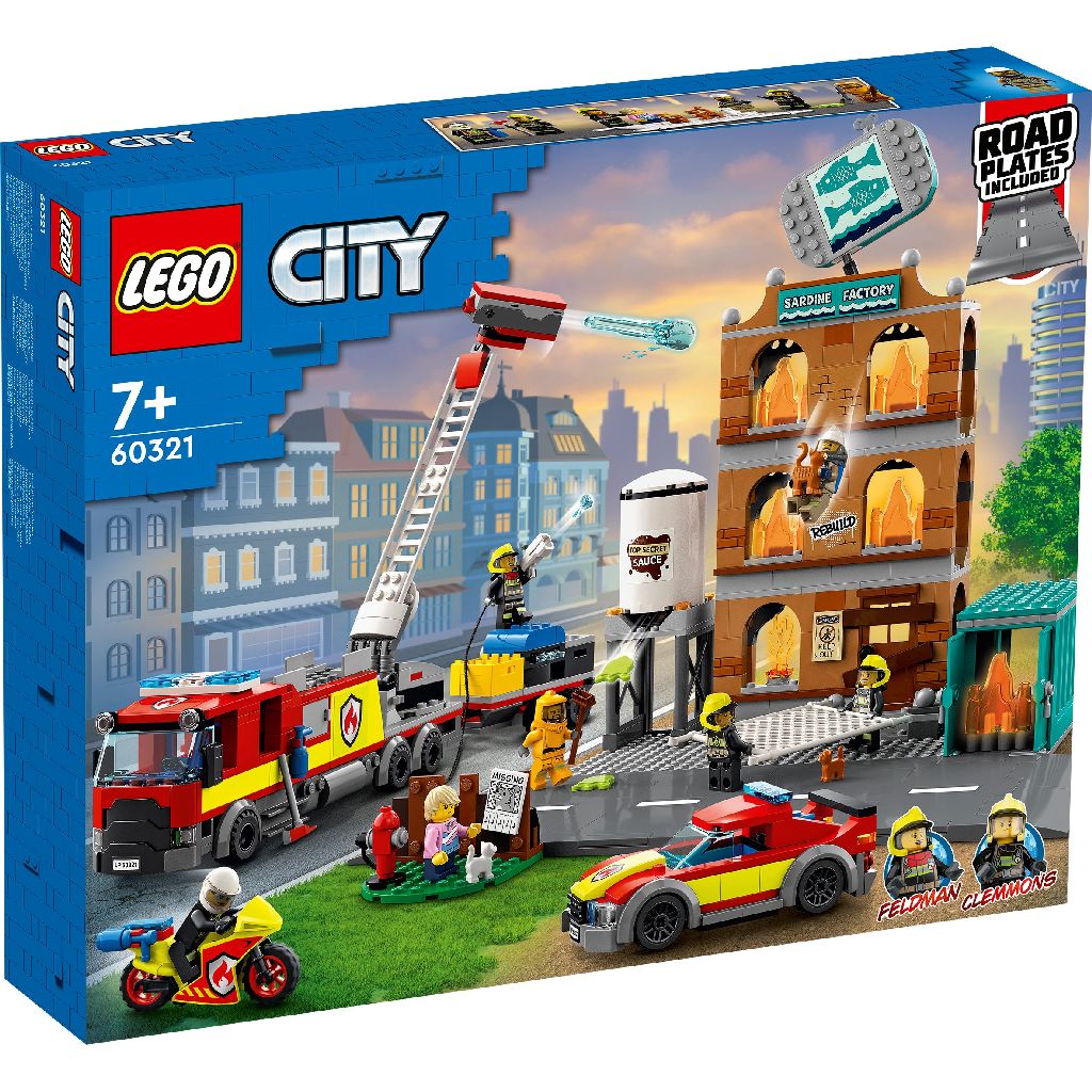 Brigada de pompieri Lego City, +7 ani, 60321, Lego