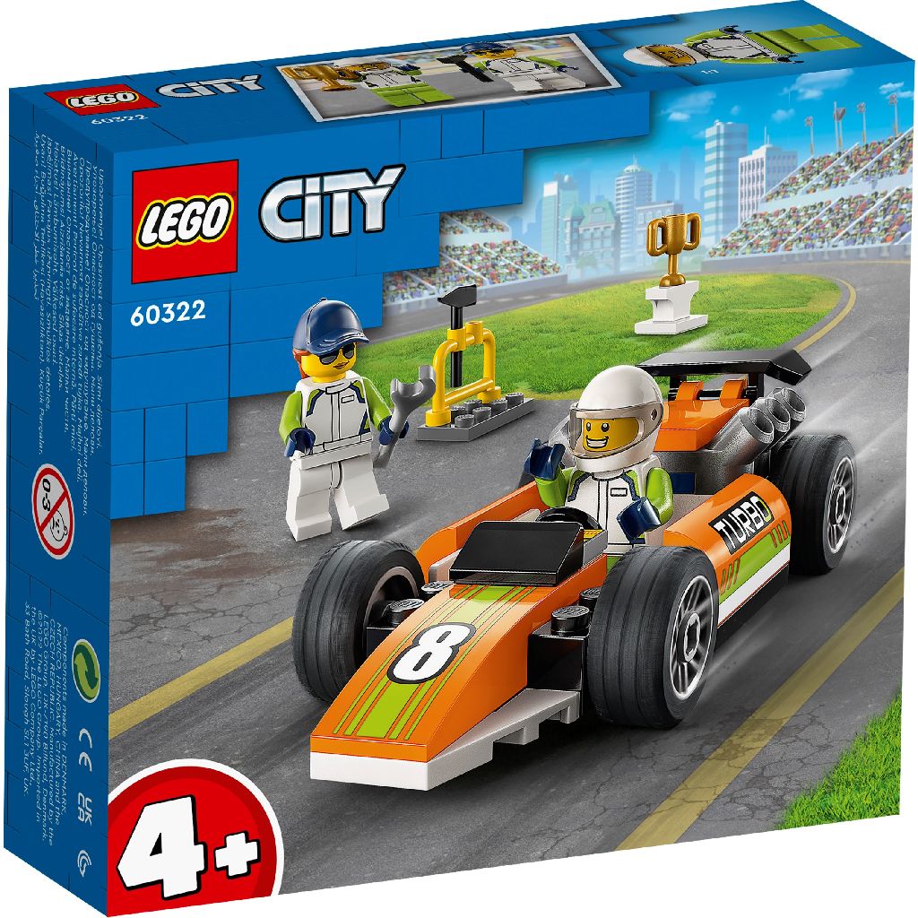Masina de curse Lego City 60322, +4 ani, 60322, Lego