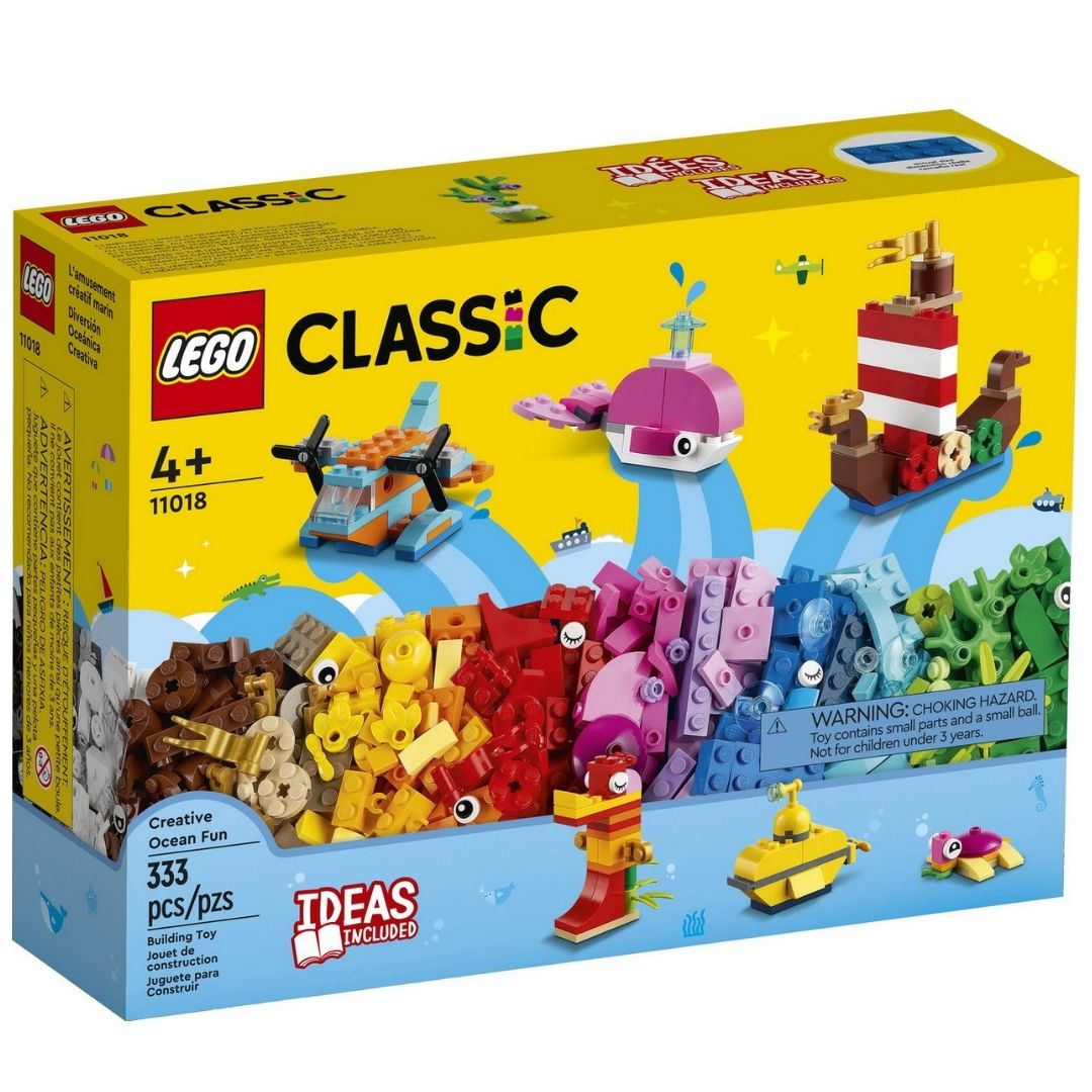 Distractia creativa in Ocean Lego Classic, +4 ani, 11018, Lego