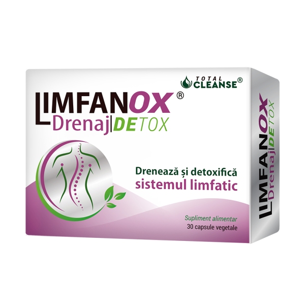 Limfanox drenaj detox Total Cleanse, 30 capsule, Cosmo Pharm