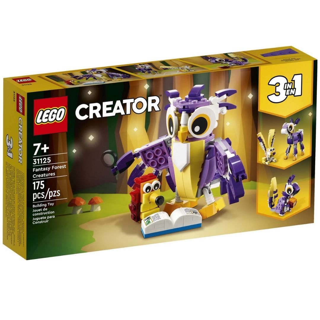 Creaturi fantastice din padure Lego Creator, +7 ani, 31125, Lego