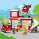 Statia de pompieri si politie Lego Duplo, +2 ani, 10970, Lego 496476