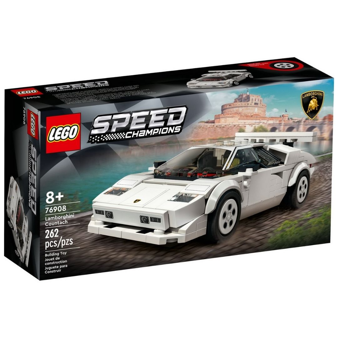 Lamborghini Countach Lego Speed Champions, +8 ani, 76908, Lego